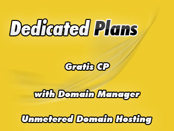 Half-price dedicated server hosting package